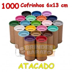 1000 Cofrinhos Papelão 6x13 cm - ATACADO - R$ 0,99 / und