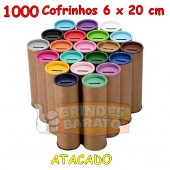 1000 Cofrinhos Papelão 6x20 cm - ATACADO - R$ 0,99 / und