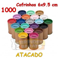 1000 Cofrinhos Papelão 6x9.5 cm - R$ 0,55 / und - ATACADO
