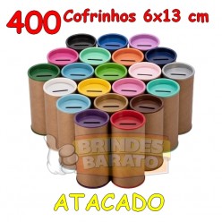 400 Cofrinhos Papelão 6x13 cm - ATACADO - R$ 1,10 / Und