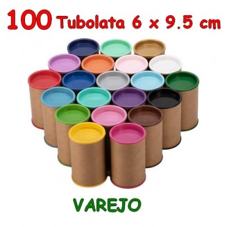 100 Tubolata Tubo Lata 6x9.5 cm - Promoção - R$ 0,95 / Und