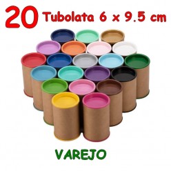 20 Tubolata Tubo Lata 6x9.5 cm - Promoção - R$ 0,98 / Und