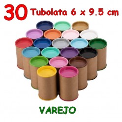 30 Tubolata Tubo Lata 6x9.5 cm - Promoção - R$ 0,98 / Und