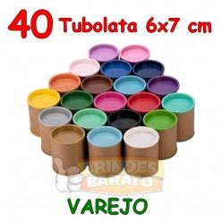 40 Tubolata Tubo Lata 6x7 cm - Promoção - R$ 0,69 / und