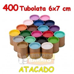 400 Tubolata Tubo Lata 6x7 cm - ATACADO - R$ 0,65 / und