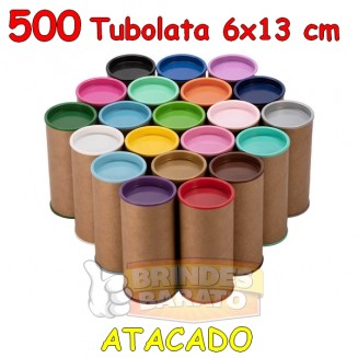 500 Tubolata Tubo Lata 6x13 cm - ATACADO - R$ 1,05 / und